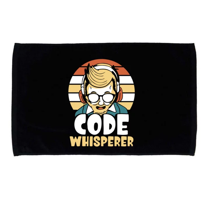 Code Whisperer Coding Coder Programming Code It Programmer Meaningful Gift Microfiber Hand Towel