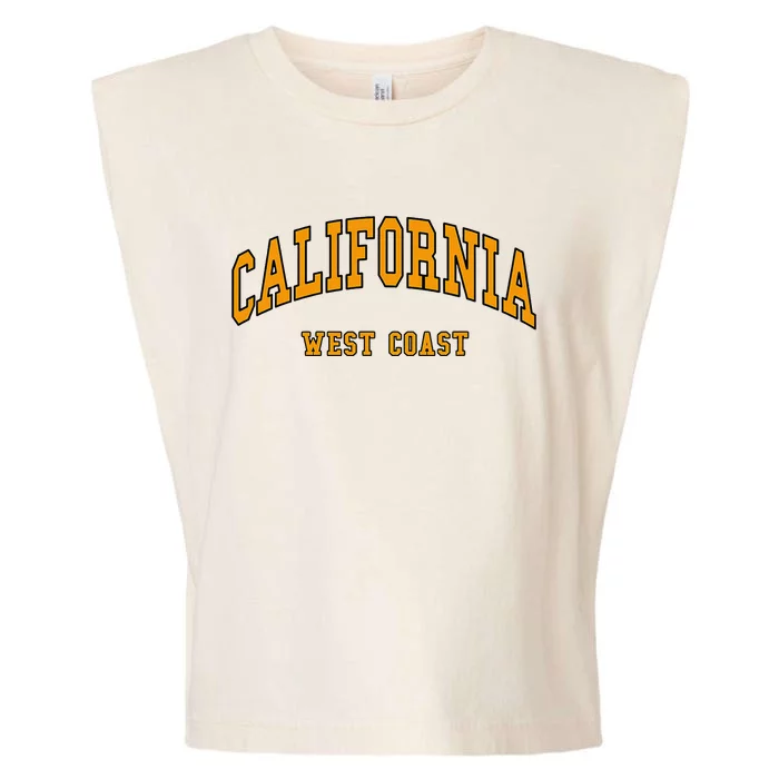 California West Coast Throwback Design Classic Garment-Dyed Women's Muscle Tee