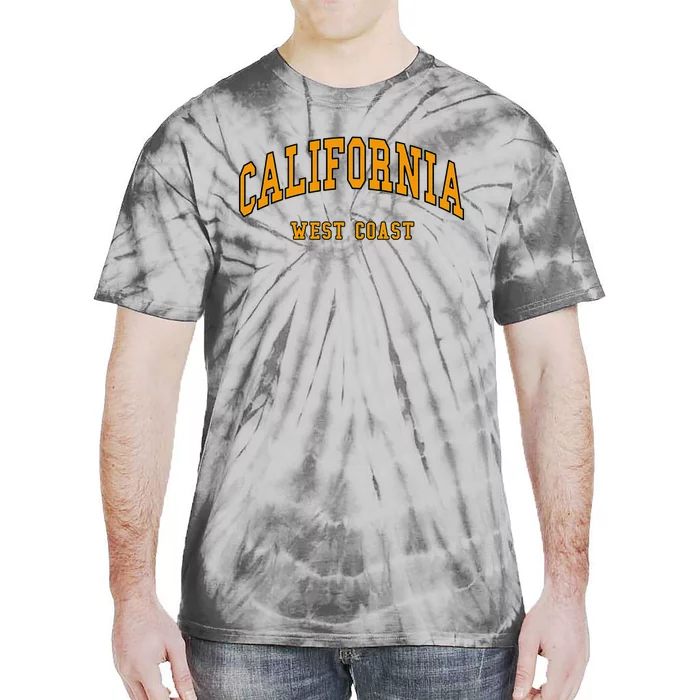 California West Coast Throwback Design Classic Tie-Dye T-Shirt