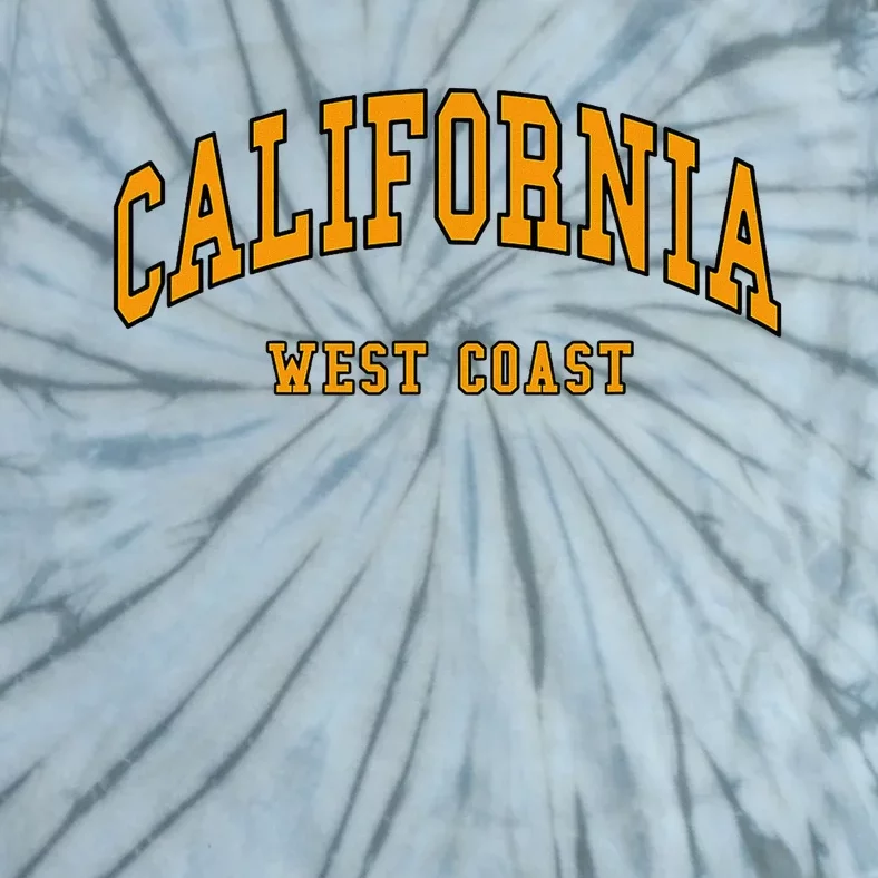 California West Coast Throwback Design Classic Tie-Dye T-Shirt