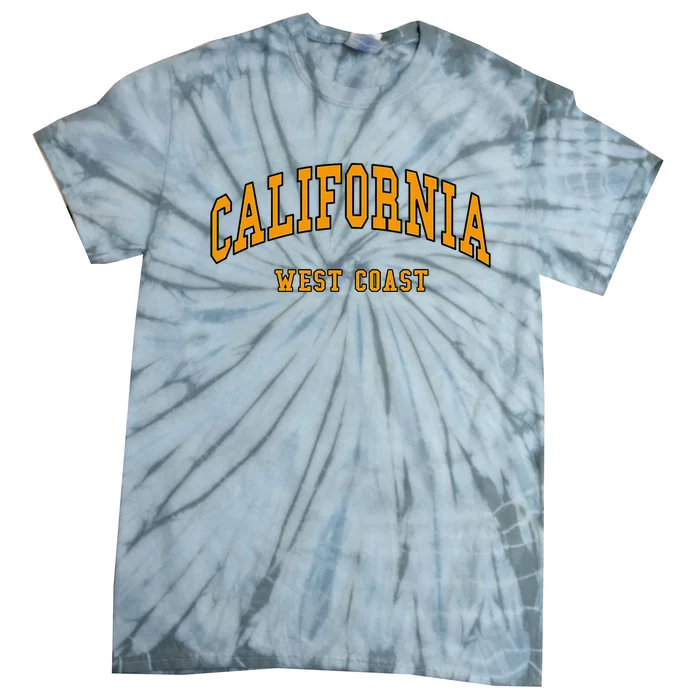 California West Coast Throwback Design Classic Tie-Dye T-Shirt