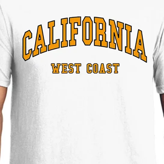 California West Coast Throwback Design Classic Pajama Set