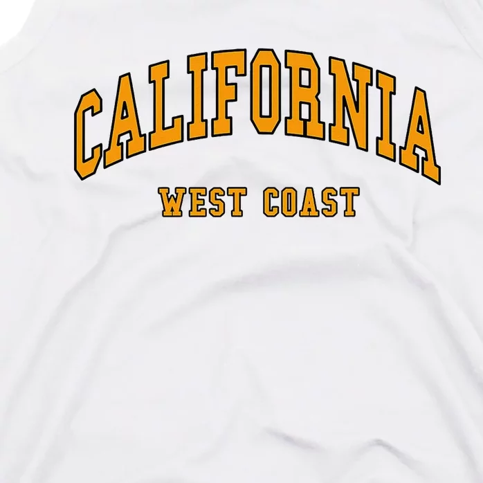 California West Coast Throwback Design Classic Tank Top