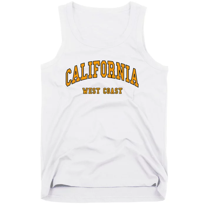 California West Coast Throwback Design Classic Tank Top