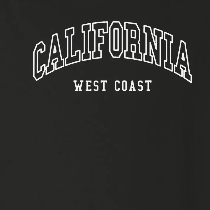 California West Coast Throwback Design Classic Toddler Long Sleeve Shirt