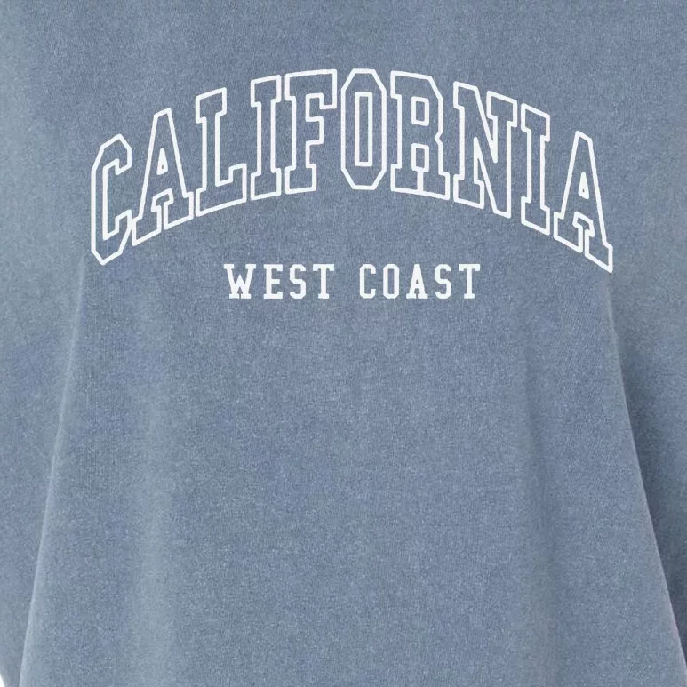 California West Coast Throwback Design Classic Garment-Dyed Women's Muscle Tee