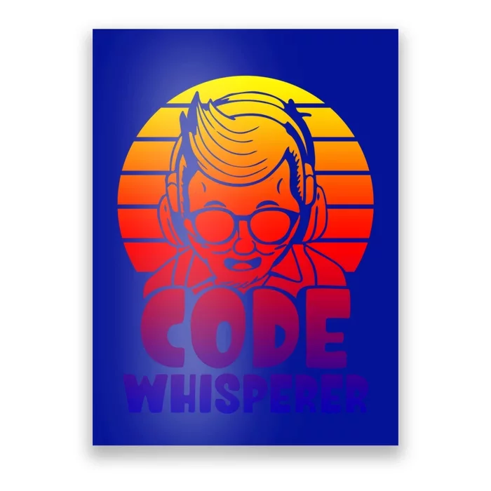 Code Whisperer Coding Coder Programming Code It Programmer Funny Gift Poster