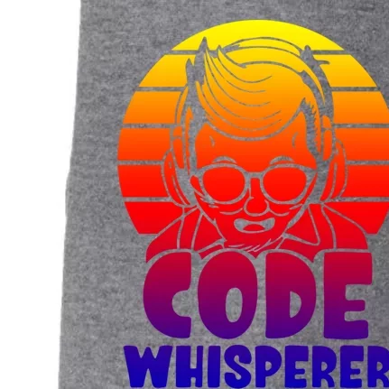 Code Whisperer Coding Coder Programming Code It Programmer Funny Gift Doggie 3-End Fleece Hoodie