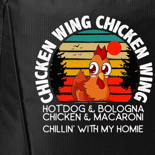 Chicken Wing Chicken Wing Hot Dog Bologna Macaroni City Backpack