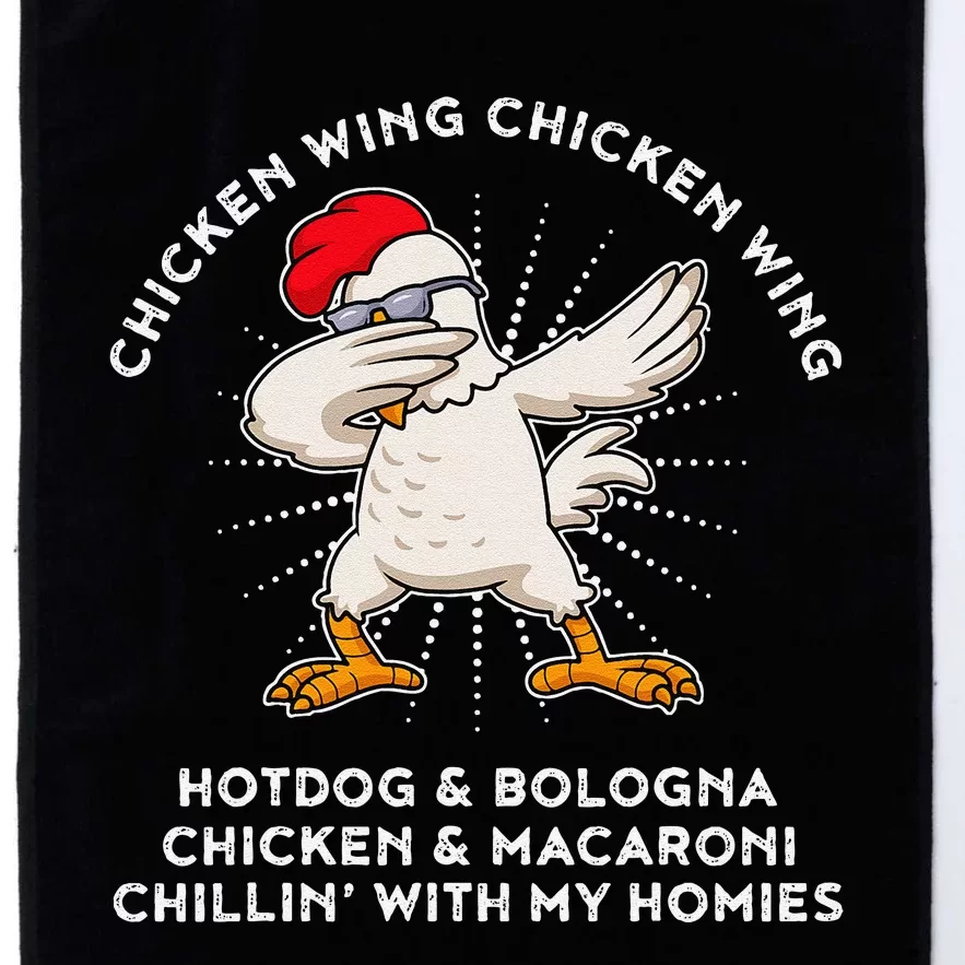 Chicken Wing Chicken Wing Song Lyric Hot Dog Bologna Platinum Collection Golf Towel