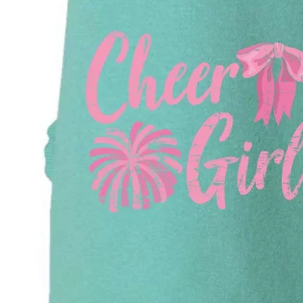 Cheering Women Cheer Girls Cheerleading Cheerleader Gift Doggie 3-End Fleece Hoodie