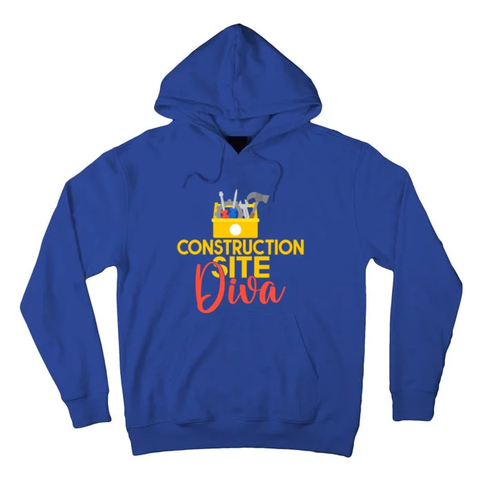 Construction Worker Construction Site Diva Gift Tall Hoodie