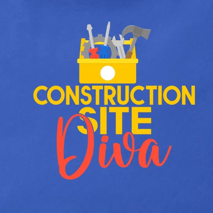 Construction Worker Construction Site Diva Gift Zip Tote Bag