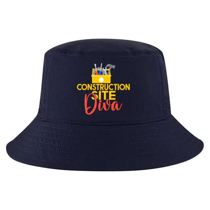 Construction Worker Construction Site Diva Gift Cool Comfort Performance Bucket Hat