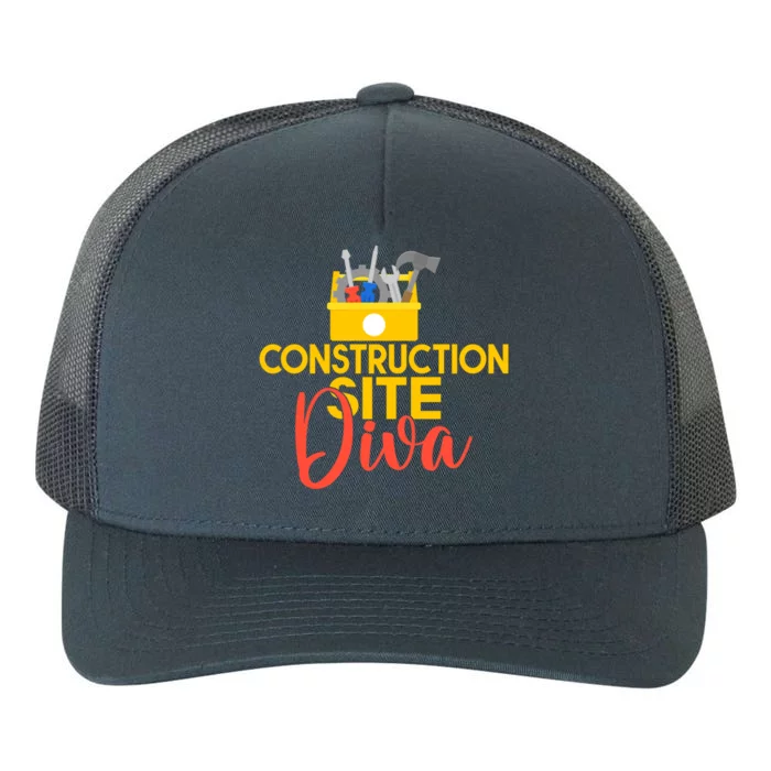 Construction Worker Construction Site Diva Gift Yupoong Adult 5-Panel Trucker Hat