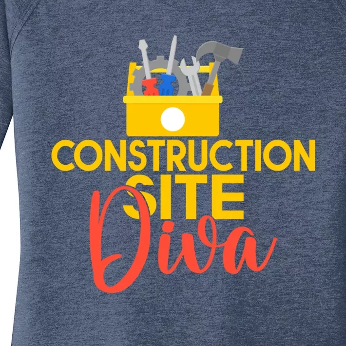 Construction Worker Construction Site Diva Gift Women's Perfect Tri Tunic Long Sleeve Shirt