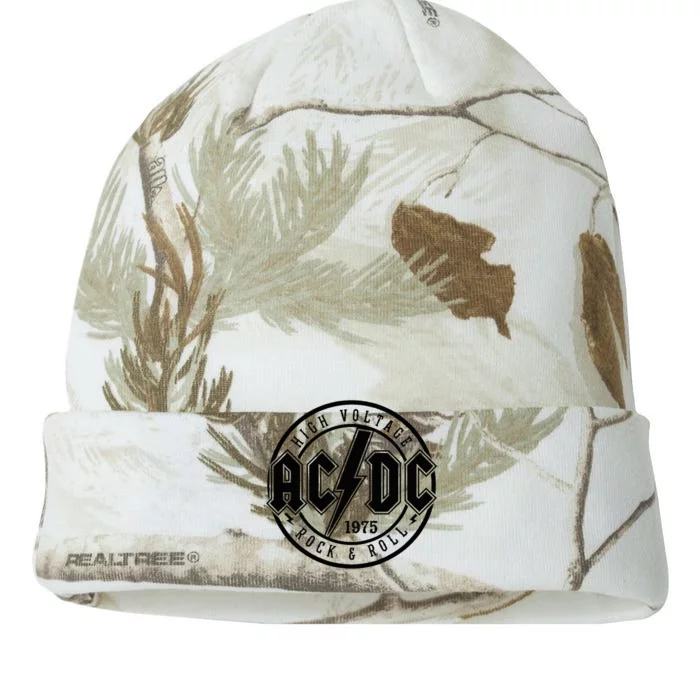 Classic White Cotton Rock & Roll Kati - 12in Camo Beanie