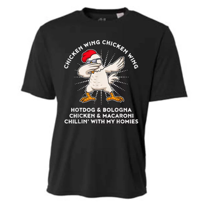 Chicken Wing Chicken Wing Shirt Song Lyric Hot Dog Bologna Cooling Performance Crew T-Shirt