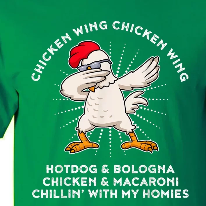 Chicken Wing Chicken Wing Shirt Song Lyric Hot Dog Bologna Tall T-Shirt