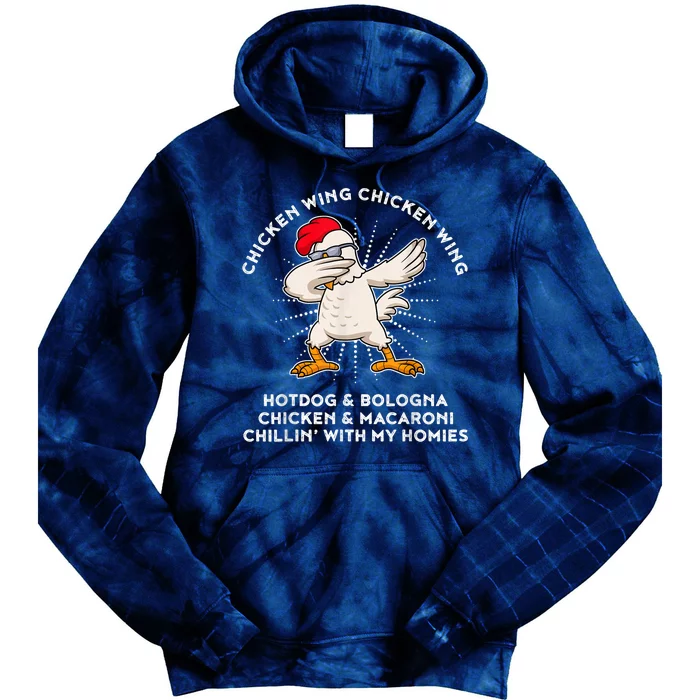 Chicken Wing Chicken Wing Shirt Song Lyric Hot Dog Bologna Tie Dye Hoodie