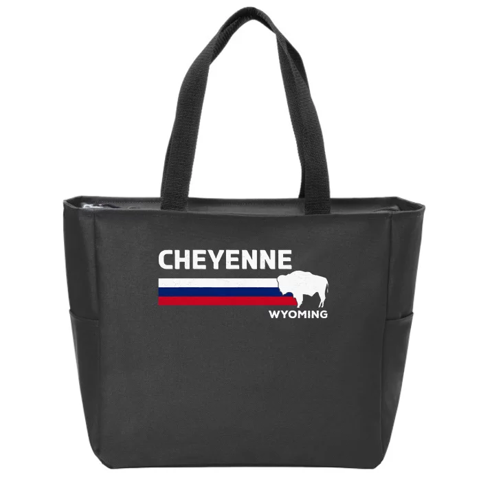 Cheyenne Wyoming Zip Tote Bag