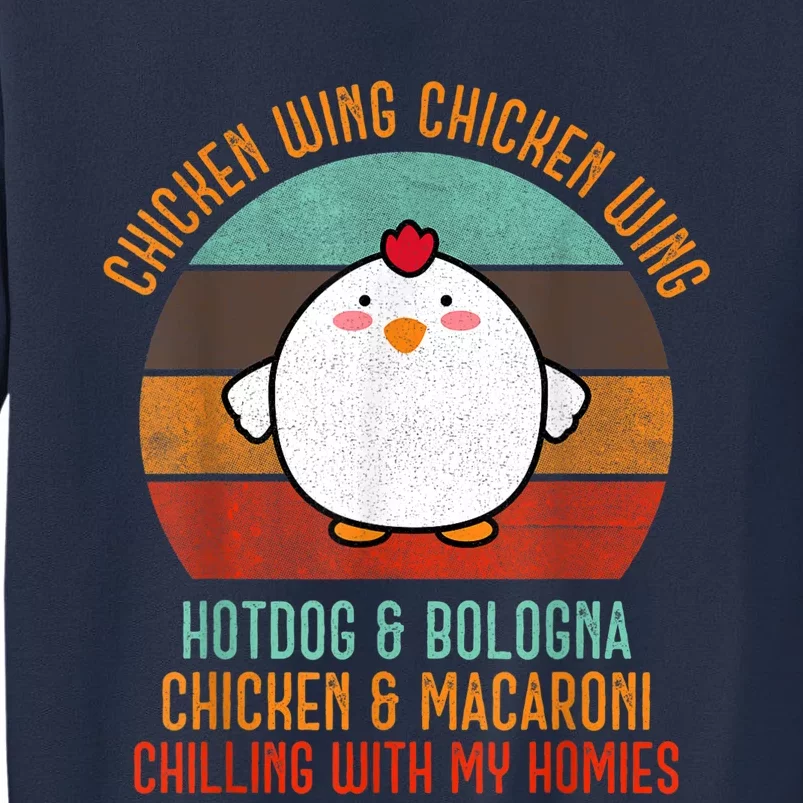 Chicken Wing Chicken Wing Shirt Song Lyric Hot Dog Bologna Sweatshirt