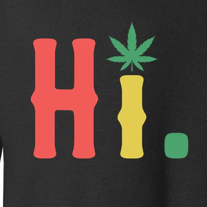 Cannabis Weed Toddler Sweatshirt