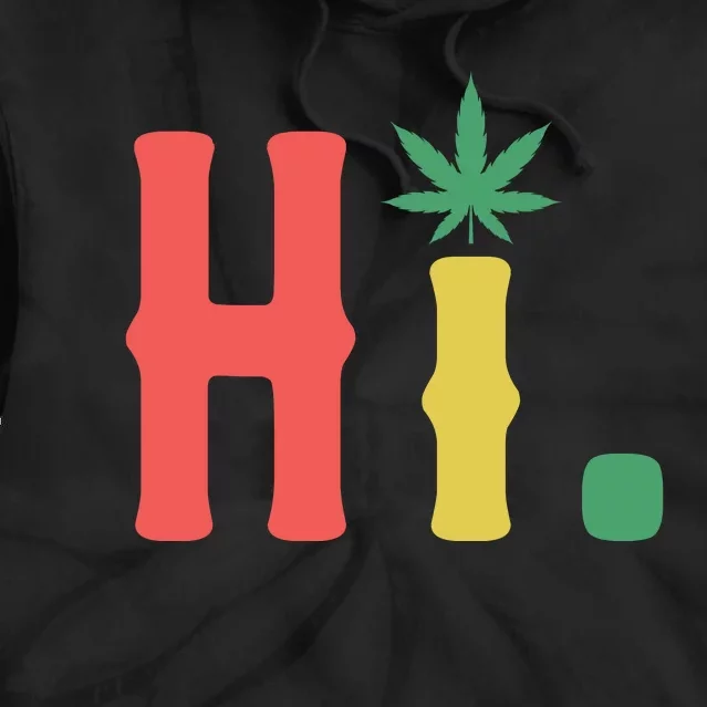 Cannabis Weed Tie Dye Hoodie