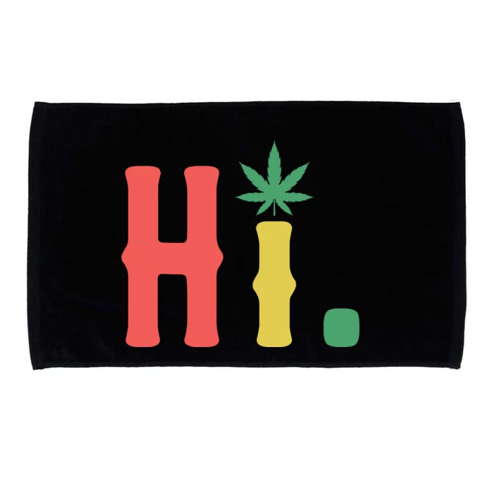 Cannabis Weed Microfiber Hand Towel