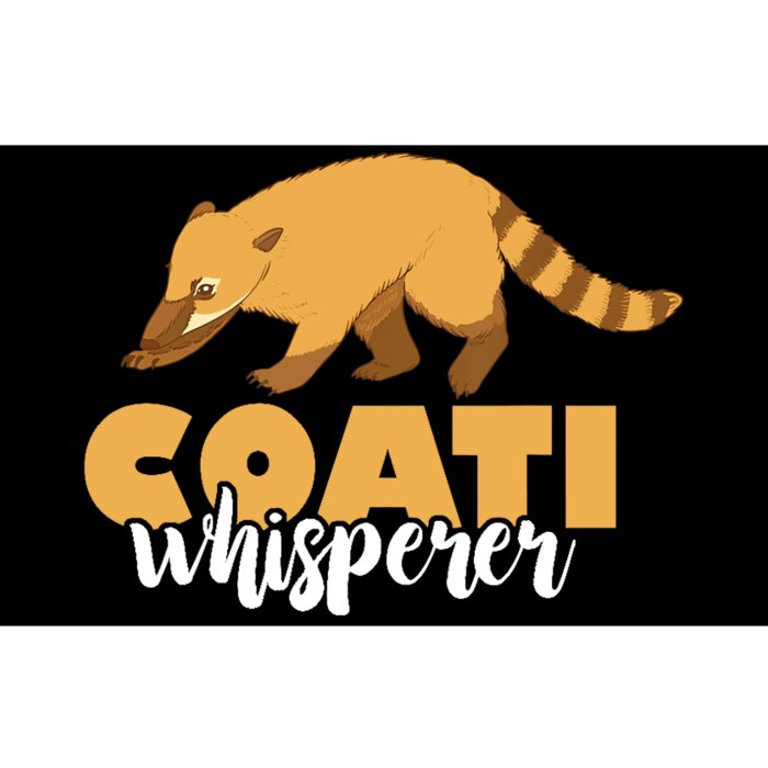 Coati Whisperer Coatimundi Raccoon Wildlife Animal Bumper Sticker