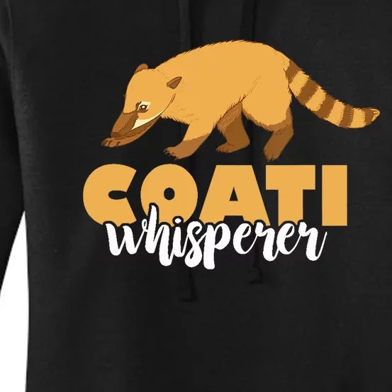 Coati Whisperer Coatimundi Raccoon Wildlife Animal Women's Pullover Hoodie