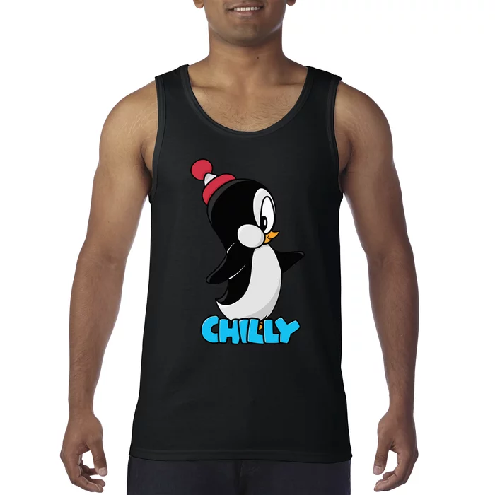 CHILLYS WILLY CARTOON funny animal Tank Top