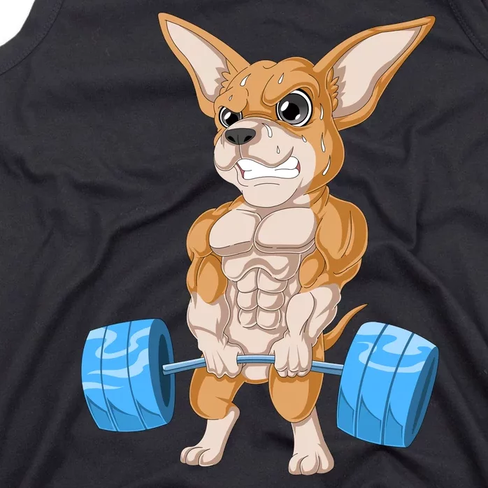 Chihuahua Weightlifting Tank Top