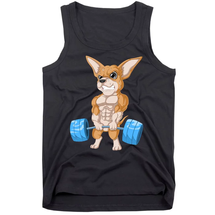 Chihuahua Weightlifting Tank Top