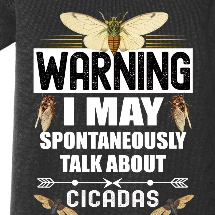 Cicada Warning Baby Bodysuit