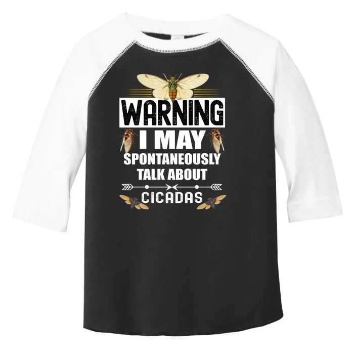 Cicada Warning Toddler Fine Jersey T-Shirt