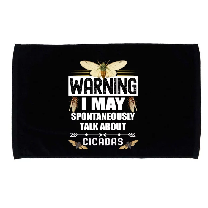 Cicada Warning Microfiber Hand Towel