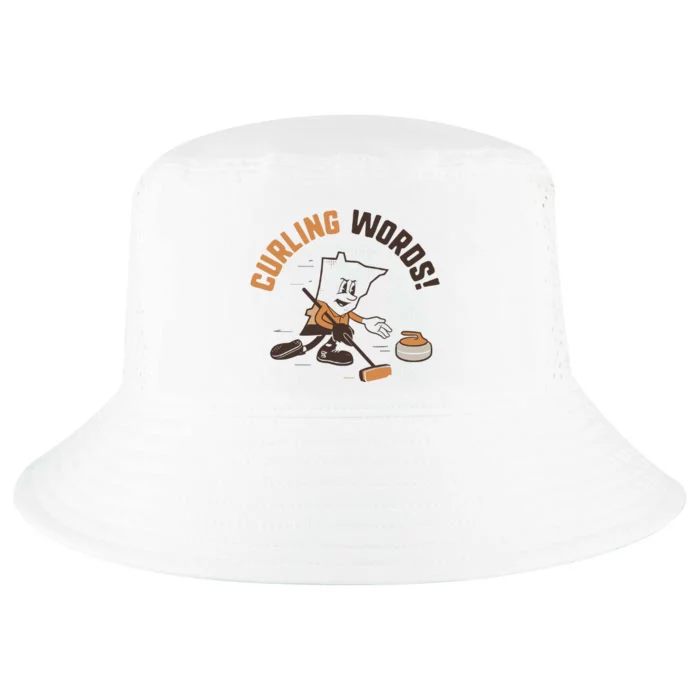 Curling Words Cool Comfort Performance Bucket Hat