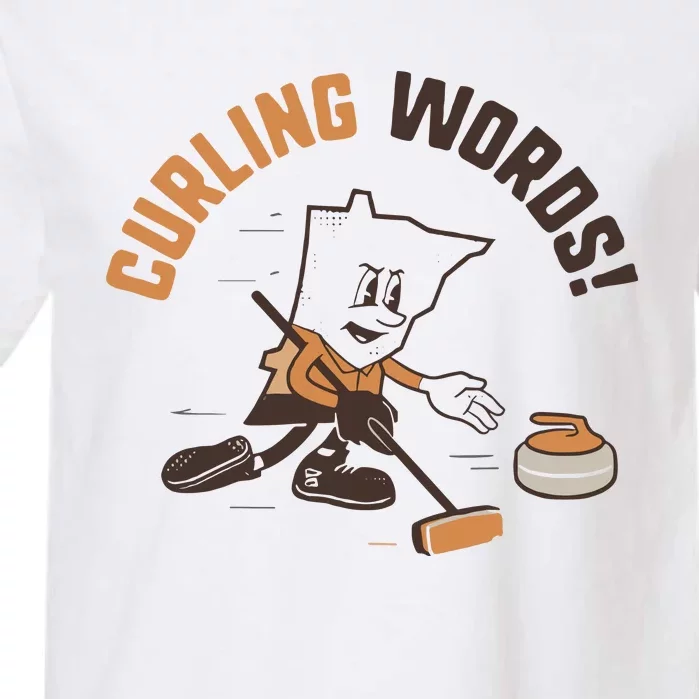 Curling Words Garment-Dyed Heavyweight T-Shirt