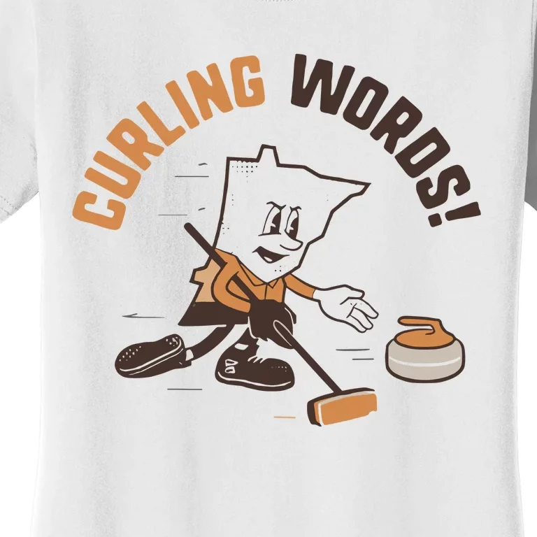 Curling Words Women's T-Shirt