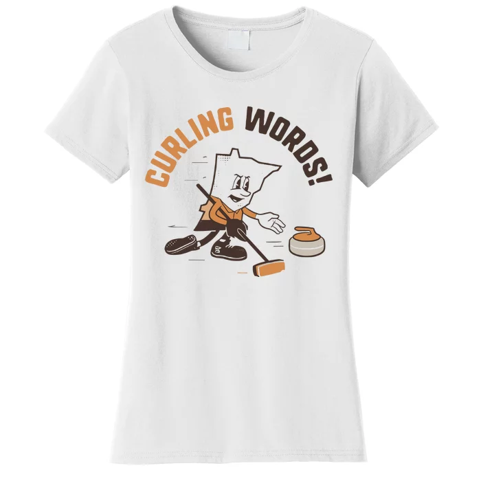 Curling Words Women's T-Shirt