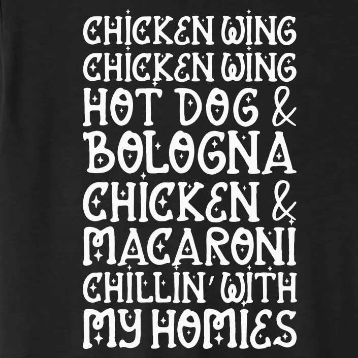 Chicken Wing Chicken Wing Hot Dog And Bologna Funny ChromaSoft Performance T-Shirt