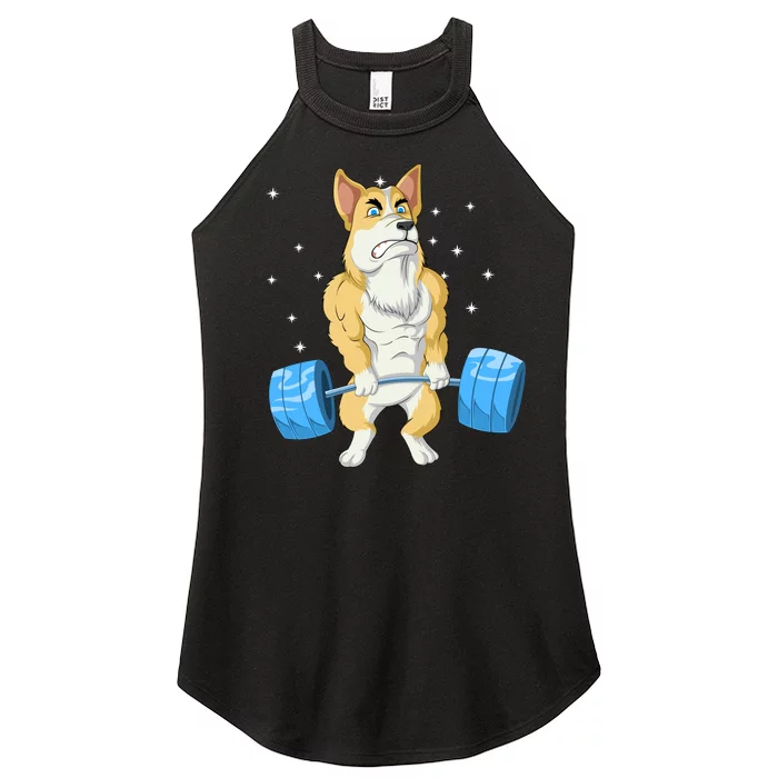 Corgi Weightlifting Women’s Perfect Tri Rocker Tank