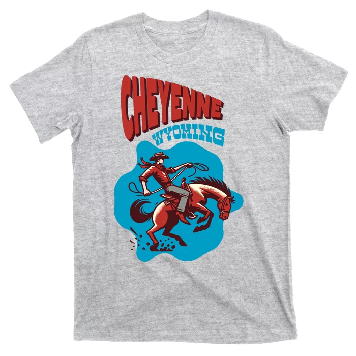 Cheyenne Wyoming Cowboy Vintage T-Shirt