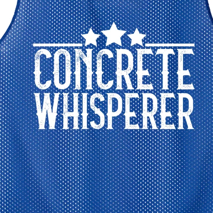 Concrete Whisperer Construction Worker Gift Mesh Reversible Basketball Jersey Tank