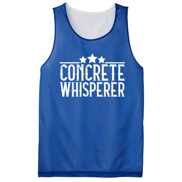 Concrete Whisperer Construction Worker Gift Mesh Reversible Basketball Jersey Tank