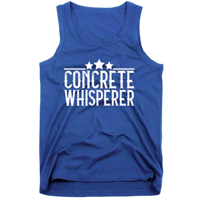 Concrete Whisperer Construction Worker Gift Tank Top