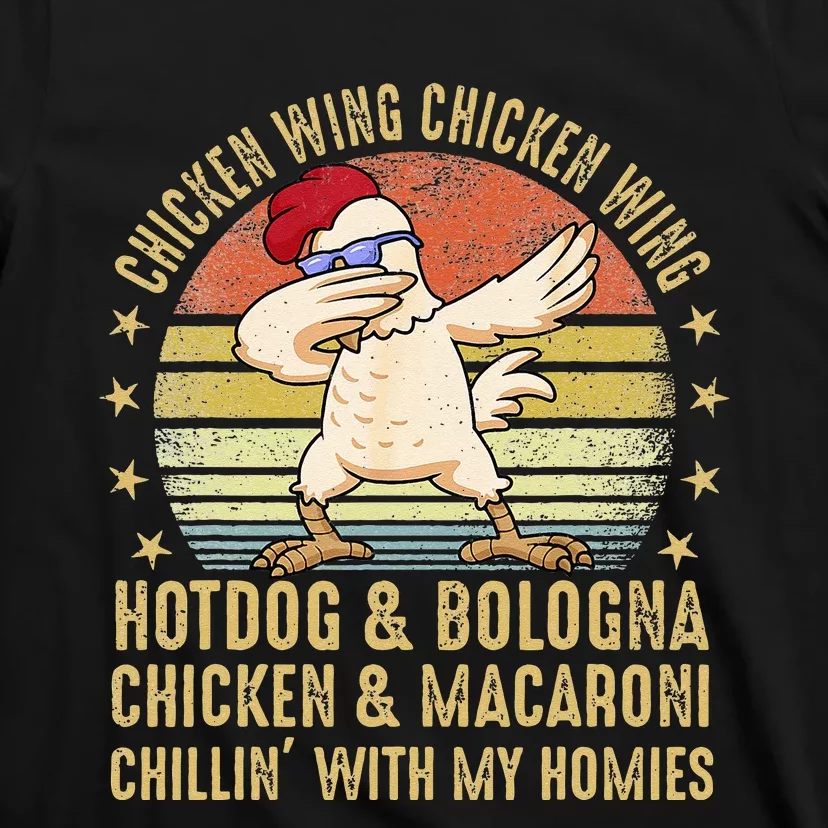 Chicken Wing Chicken Wing Song Lyric Hot Dog Bologna T-Shirt