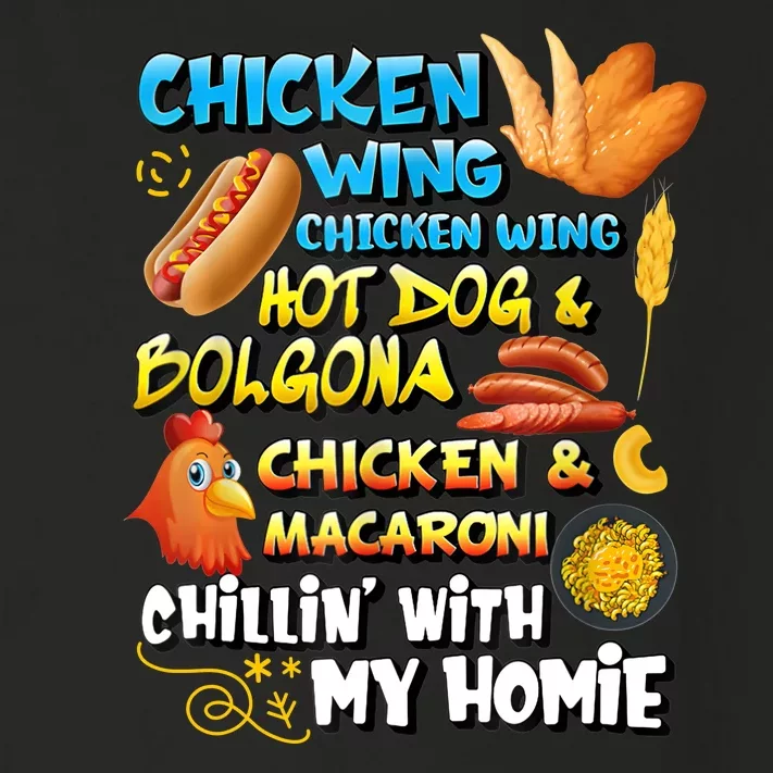 Chicken Wing Chicken Wing Hot Dog Bologna Toddler Long Sleeve Shirt