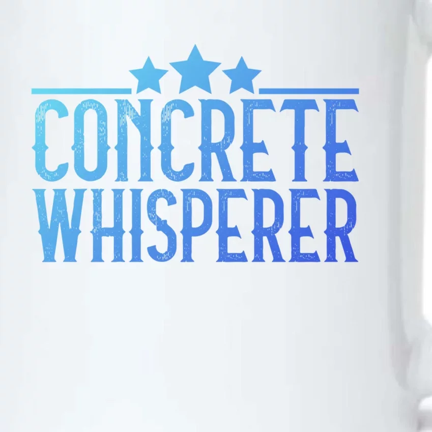 Concrete Whisperer Construction Worker Gift Black Color Changing Mug